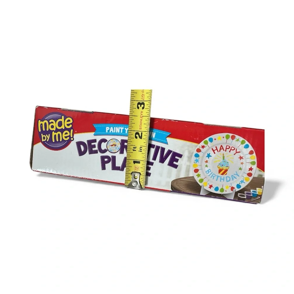 Made By Me Paint Your Own Decorative Plate Kit— no technology play